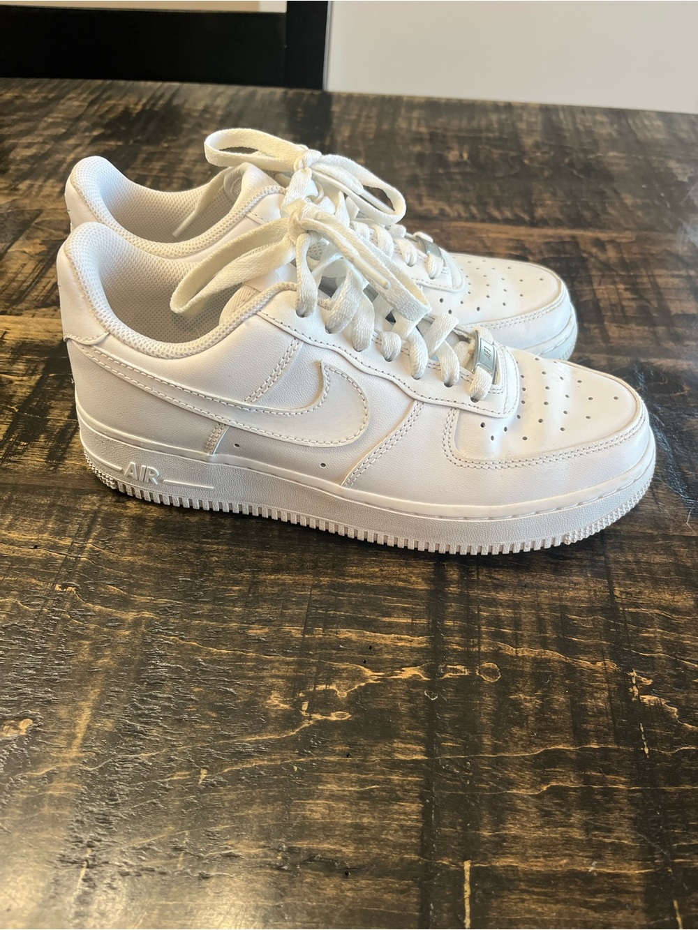 Nike White Low-Top Air Sneakers